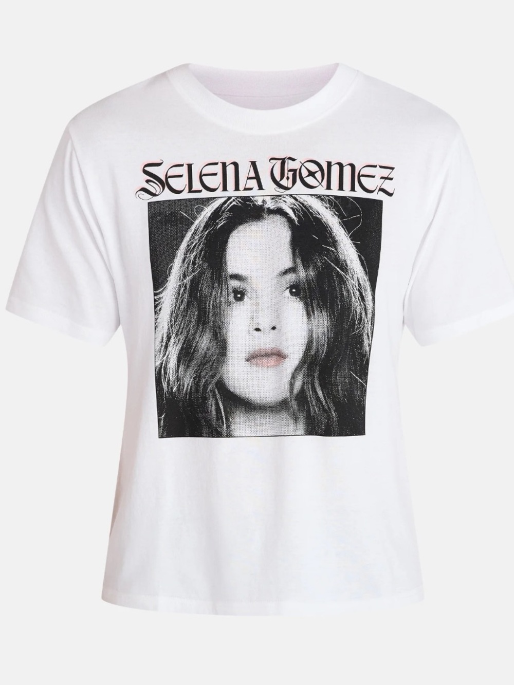 Selena Gomez Oversized Boxy Fit Graphic Tee Shirt